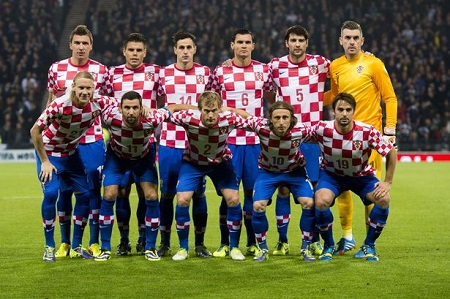 teamfoto voor Croatia