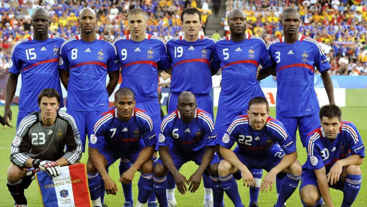 teamfoto voor France